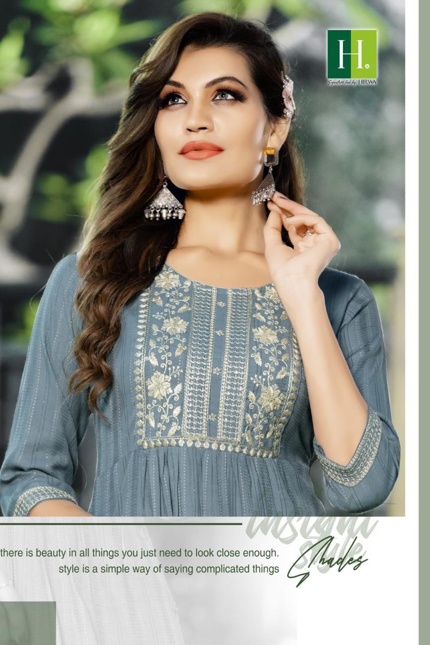 Naira Vol 2 By Hirwa Long Kurtis Catalog